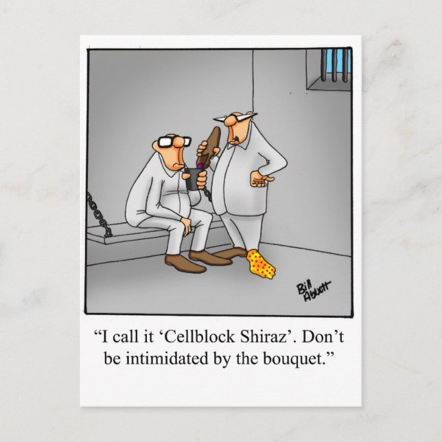 Postal "Espectiquines" del Humor del Vino (Anverso)