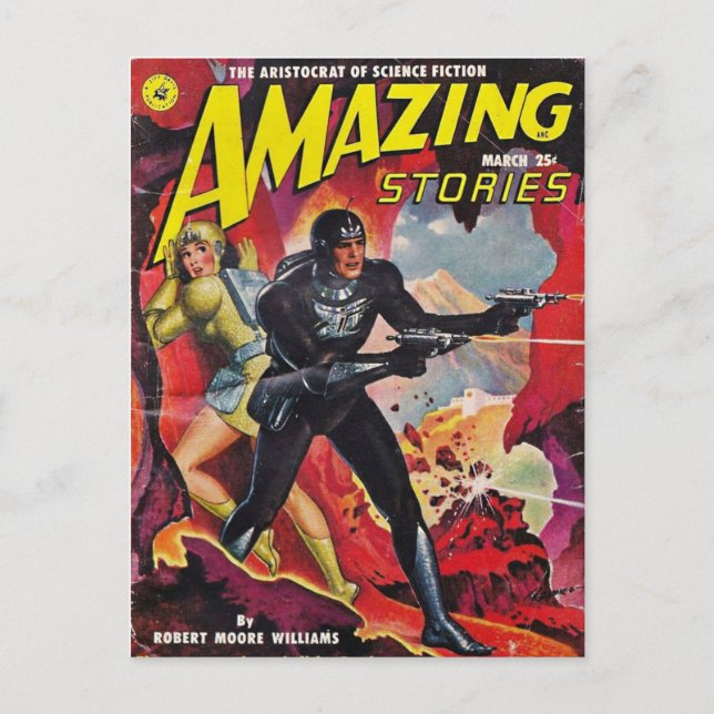 Postal Espectro con dos pistolas (Anverso)