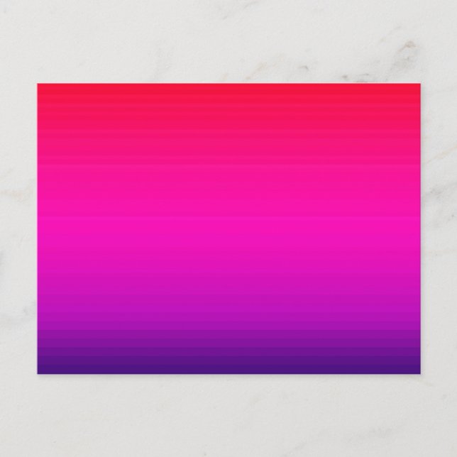 Postal Espectro de colores horizontales - 4 (Anverso)