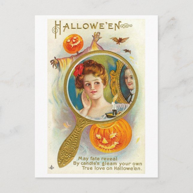 Postal Espejo de Halloween (Anverso)