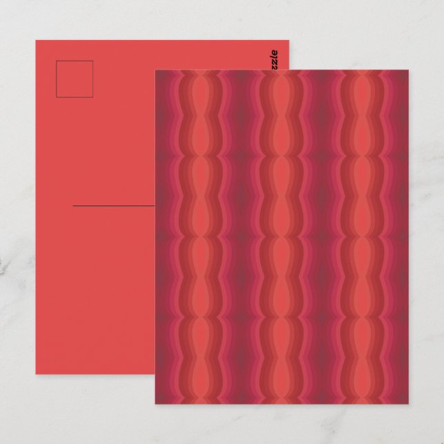 Postal Espejo distorsionado del fondo de carnaval de los  (Anverso / Reverso)