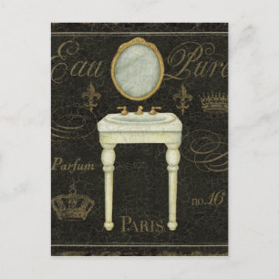 Postal Espejo vintage y rosado