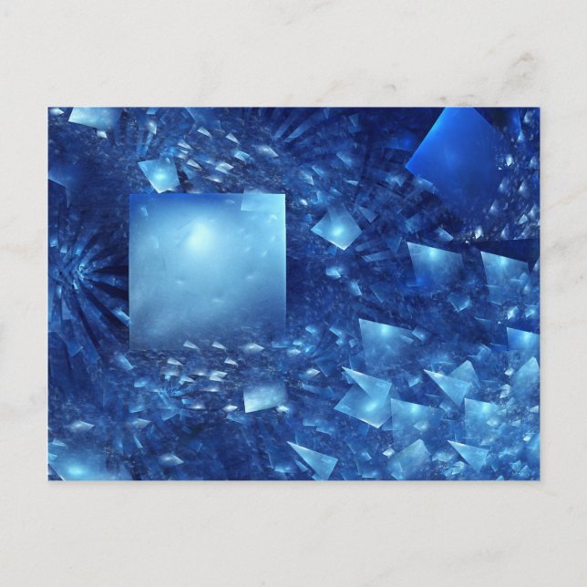 Postal Espejos destrozados (Anverso)