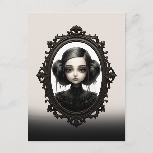 Postal Espeluznante gótico victoriano (Anverso)