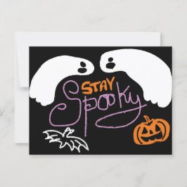 Postal espeluznante halloween