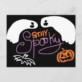 Postal espeluznante halloween