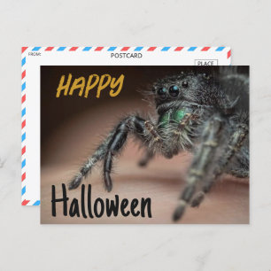 Postal Espeluznante saludo de Halloween
