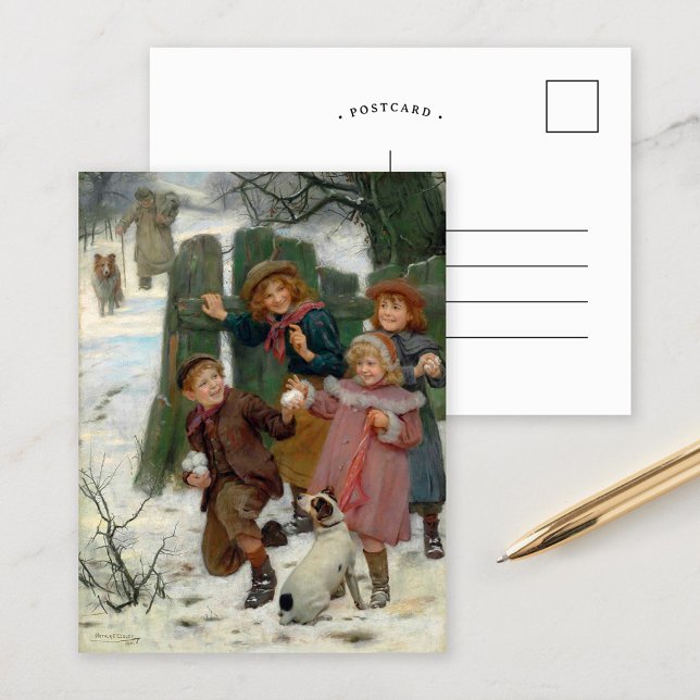 Postal Espera, Aquí Viene | Arthur John Elsley (Subido por el creador)