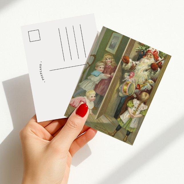 Postal Esperando a Santa María | Vintage Christmas (Subido por el creador)