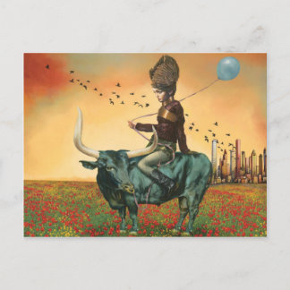 Postal "Esperando a volar"