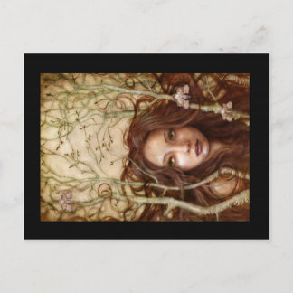 Postal Esperando la primavera