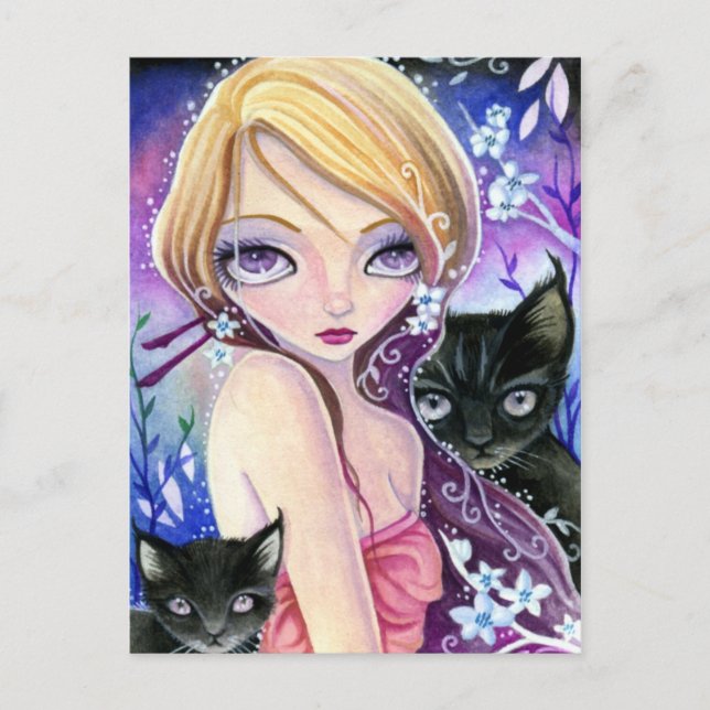 Postal Esperando - Postcard (Anverso)