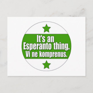 Postal Esperanto