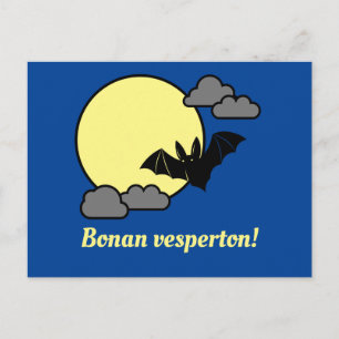 Postal Esperanto: ¡Bonan vesperton!