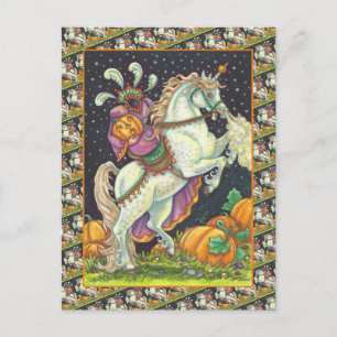 POSTAL ESPERANZA DE HOLLOW SLEEPY HORSEWOMAN, HALLOWEEN