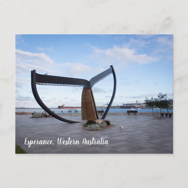 Postal Esperanza Esplanade Australia Occidental Postcard (Anverso)