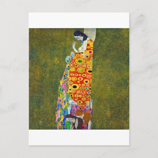 Postal Esperanza, Gustav Klimt (Anverso)