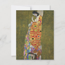 Postal Esperanza II de Gustav Klimt (1907-1908)