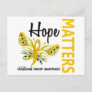 Postal Esperanza importa el cáncer infantil de mariposa