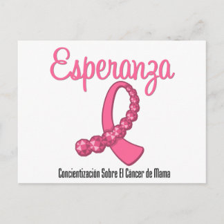 Postal Esperanza Liston Rosa - Cáncer de Mamá