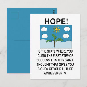 Postal Esperanza y Motivación Inspiradora