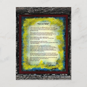 Postal Esperanza y socorro