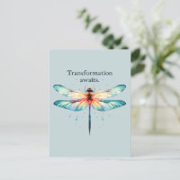 Esperas de transformación - Dragonfly colorido