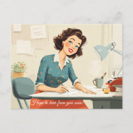 Postal ¡Espero oír de ti pronto!