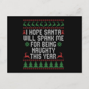 Postal Espero Que Papá Noel Me Lance Por Ser Raro Esto
