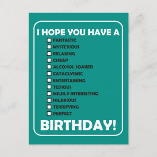 Postal Espero Que Tengas... Cumpleaños