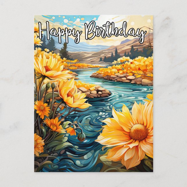 Postal Espero Que Tengas Un Delicioso Cumpleaños (Anverso)