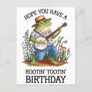 Postal Espero que tengas una rana de cumpleaños muy diver
