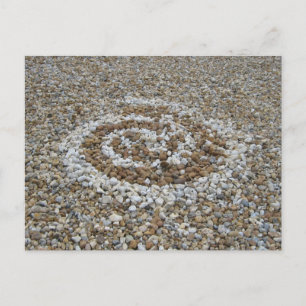 Postal Espiral de guijarros