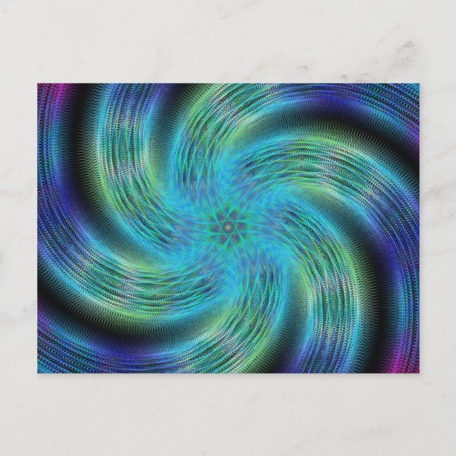 Postal Espiral espacial (Anverso)