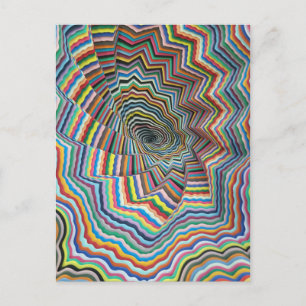 Postal Espiral hipnótica