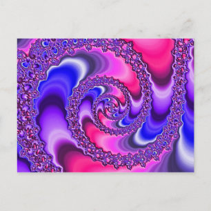 Postal Espiral Púrpura