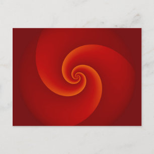 Postal Espirales de fondo abstracto suaves III
