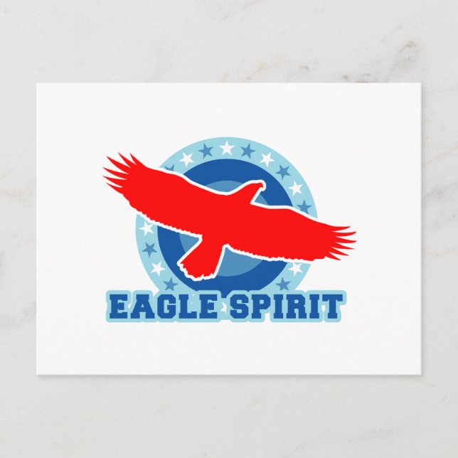 Postal Espíritu águila (Anverso)