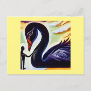 Postal Espíritu Animal Black Swan 3