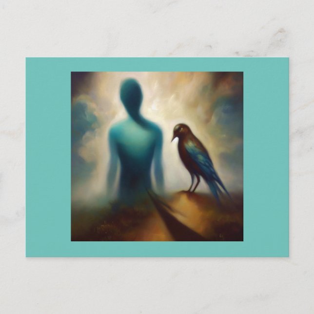 Postal Espíritu Animal Bluebird 1 (Anverso)