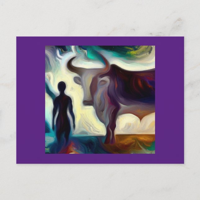 Postal Espíritu Animal Ox 3 (Anverso)