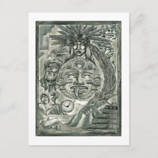 Postal Espíritu azteca