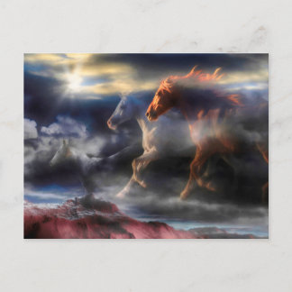 Postal Espíritu de caballo salvaje corre hasta mañana