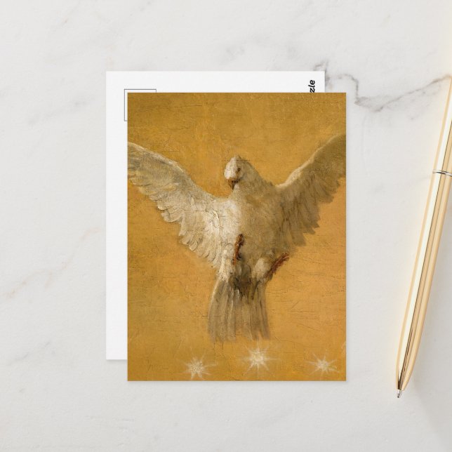 Postal Espíritu de Dios por Giovanni Battista Tiepolo (Anverso/Reverso In Situ)