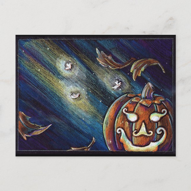 Postal Espíritu de Halloween (Anverso)
