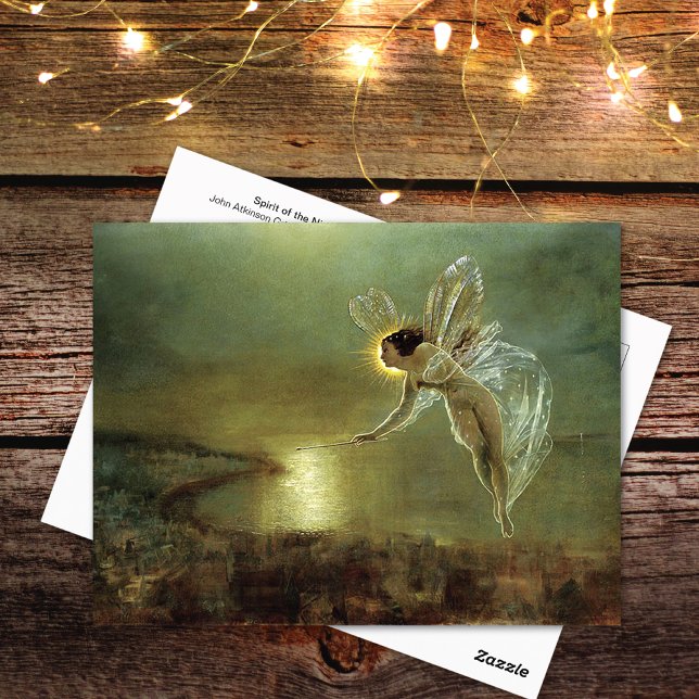Postal Espíritu de la noche John Atkinson Grimshaw (Subido por el creador)