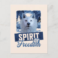 Espíritu de Lobo Ártico de Libertad Diseño de Vida