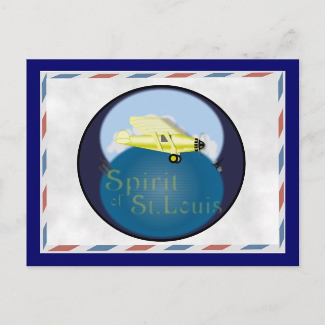 Postal Espíritu de San Luis (Anverso)