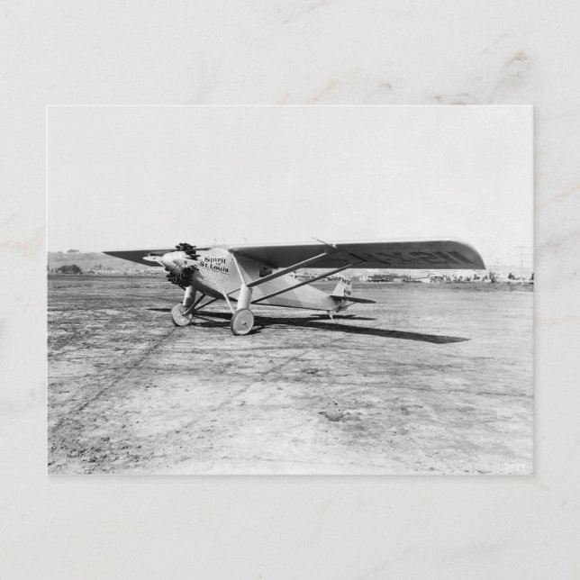 Postal Espíritu de San Luis (Lindbergh) (Anverso)