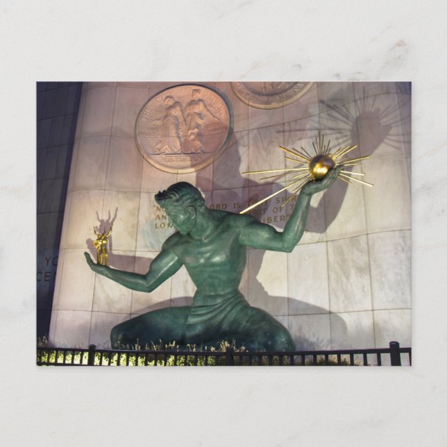 Postal Espíritu de sombra (Anverso)